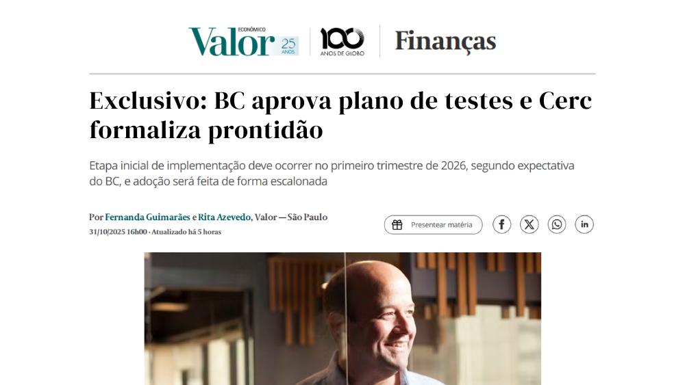 Notícia destaque CERC - Plano de Testes Homologatórios